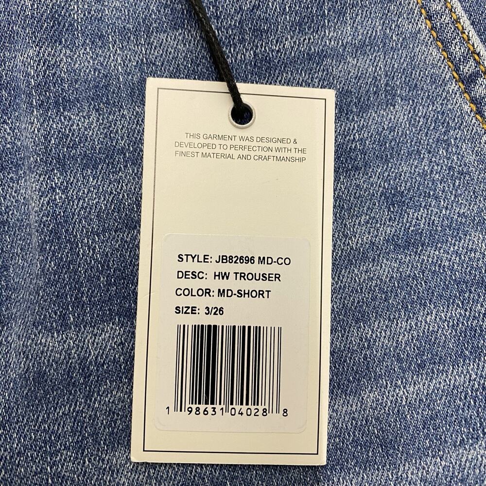 Judy Blue High Waist Trouser Column Wide Leg Jeans Women’s 3/26 Short 29” NWT - Picture 7 of 14